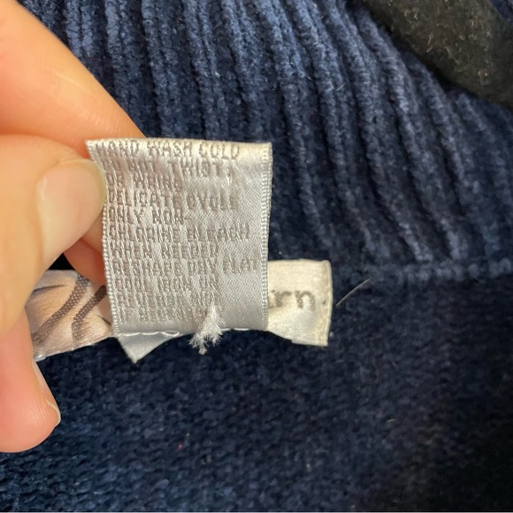 DressBarn Vintage Color Block Zip up sweater - Picture 2 of 6